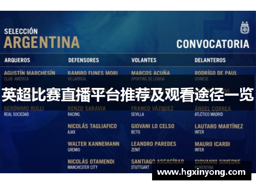 英超比赛直播平台推荐及观看途径一览